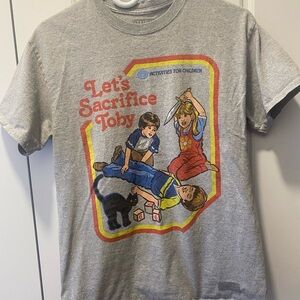 Steven Rhodes “ Let’s Sacrifice Toby “ Activities for Children Graphic tee